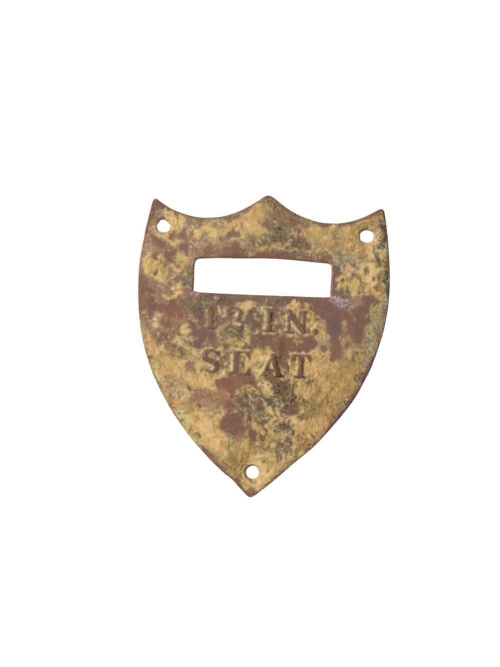 CIVIL WAR HORSE SADDLE SHIELD PLATE 12 Inch